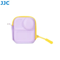 Compact Hard Shell Camera Case with Carabiner and EVA Storage Pouch (Purple)