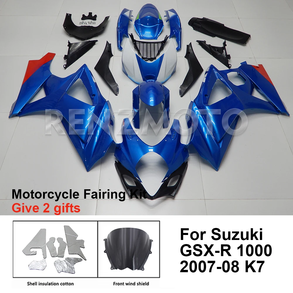 

Motorcycle Fairing Set Body Kit Plastic For Suzuki GSXR GSX-R 1000 2007-08 K7 Accessories Injection Bodywork S1007-116a