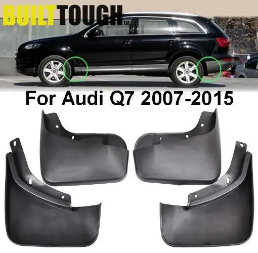 

For Audi Q7 2005 - 2012 2013 2014 2015 Mudflaps Splash Guards Mud Flap Mudguards Fender Front Rear Accessories