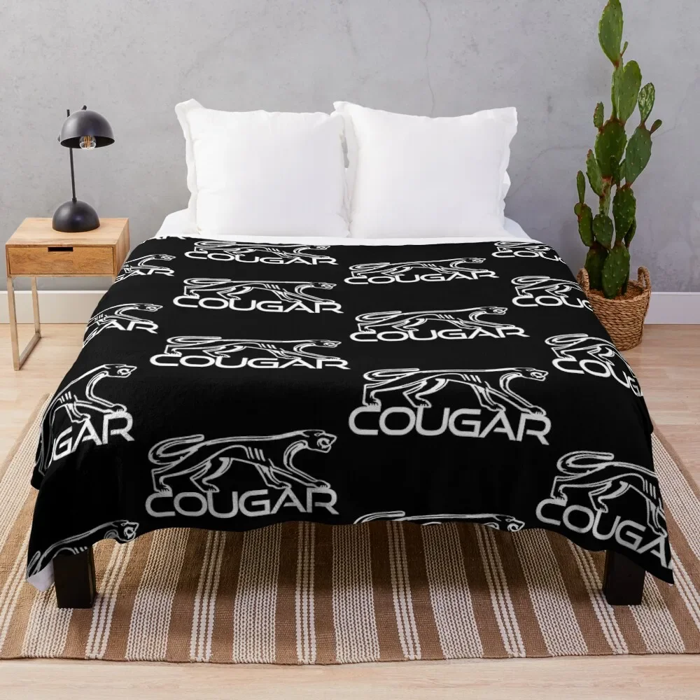 

Mercury Cougar Throw Blanket Softest Luxury Brand Beach Fluffy Shaggy Blankets