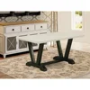 VT626 V-Style Kitchen Dining Table - a Rectangle Wooden Table Top with Stylish Legs, 36x60 Inch, Multi-Color 1