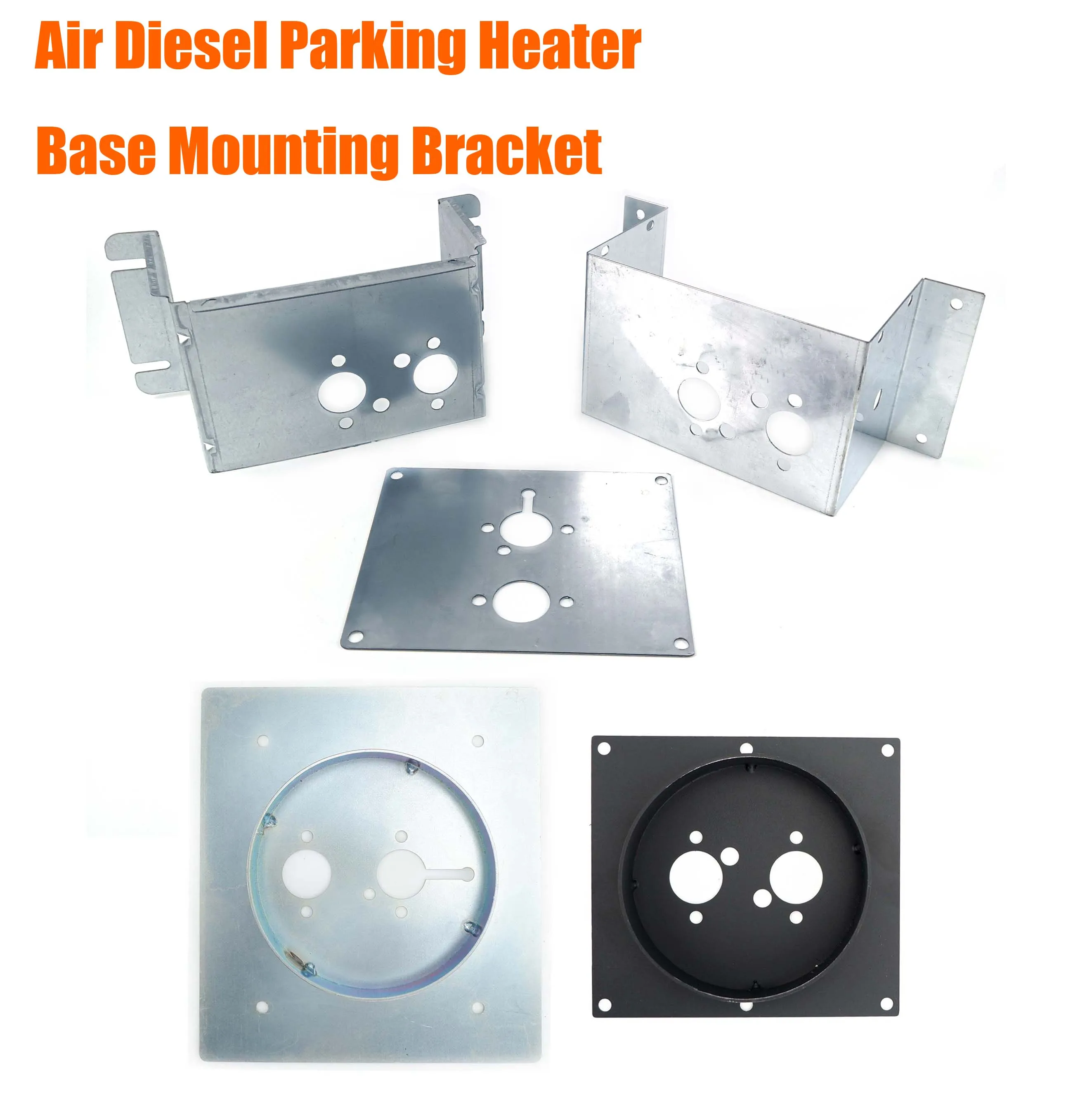 Air Diesel Heater Base Mounting Bracket Floor Plate Upgraded Black Silver For Eberspacher Webasto Propex Car Truck VAN For air heater
