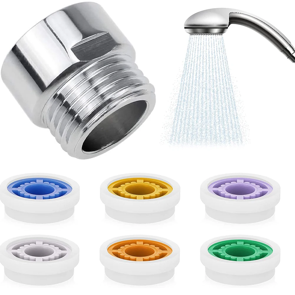 

Shower Flowed Reducer Limiter Set 6 Different Water Saving 4 L/min Shower Hose Water Limiters Set For Bathroom Accessories