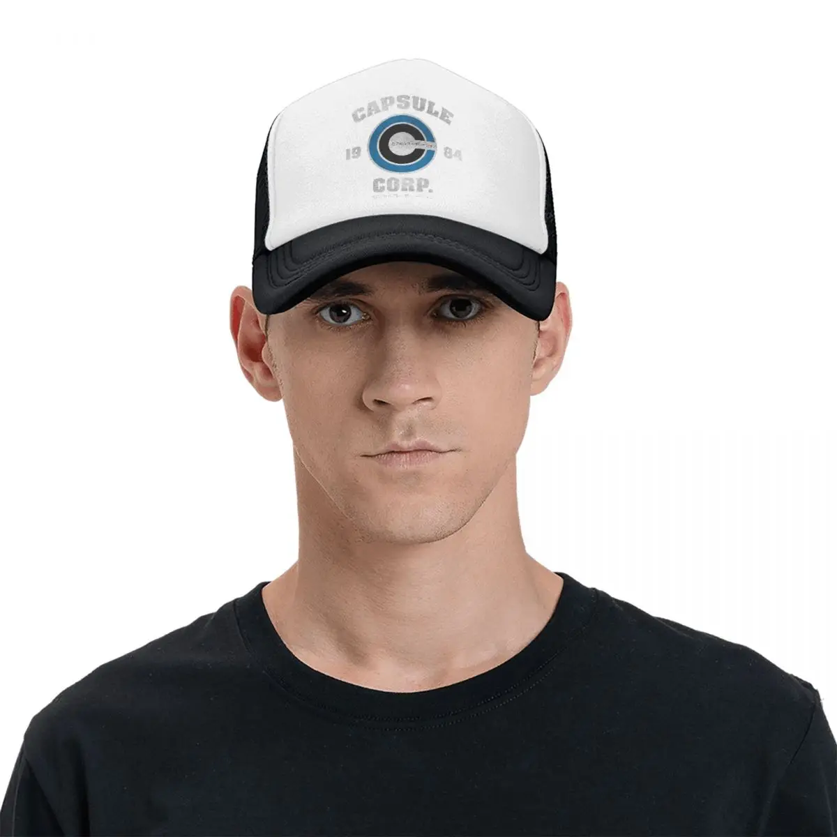 Capsule Corp Trucker Hats Men Women Fashion Anime DBZing Hats Sun Hats Sun Hats Snapback Caps Mesh Baseball Cap Washable 5