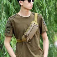 Tactical Chest Belt Bag Running Waist Backppack Cycling Bags Outdoor Sport Camping Hiking Mobile Travel Shoulder Fanny Pack 1