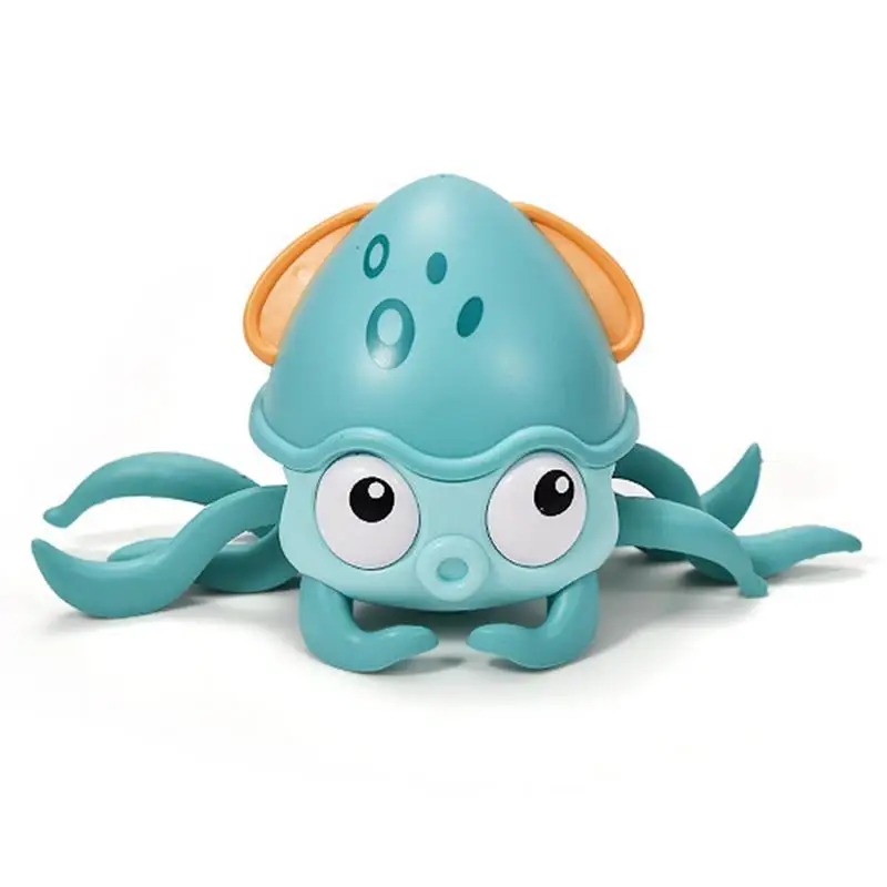 

Baby Bath Toys Octopus Bath Toy Movable Pet Octopus Bathtub Toy With Music And LED Light Crawling Rally Walking Toys Cute Bath