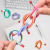40 Pieces Kids Pencils Bulk Flexible Soft Pencil Color Soft Pencils with Eraser for Kids Students Gift School Supplies 4