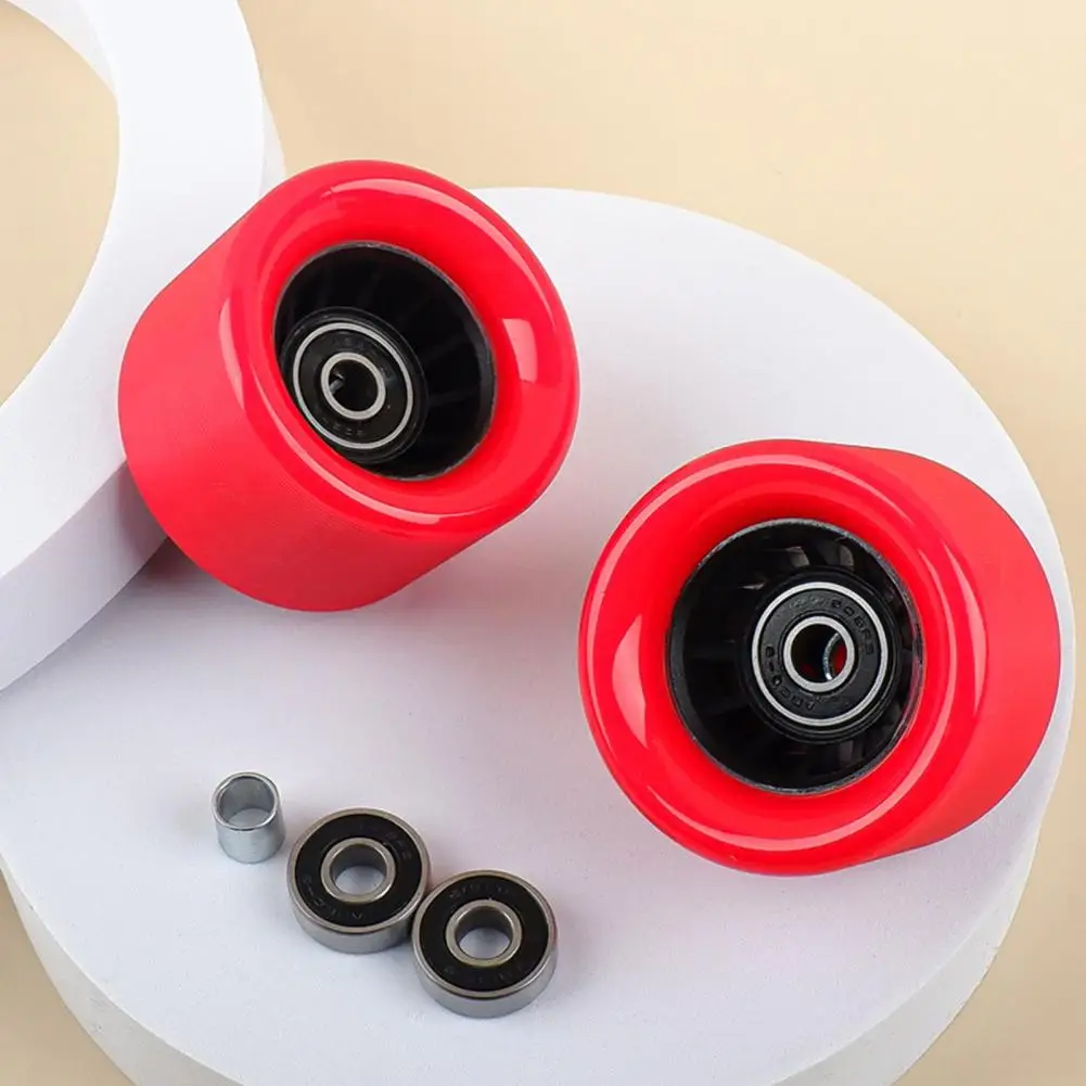 1Pc/4Pcs/8Pcs Skate Wheel Practical Compact Longboard Wheel Double-Row Roller Skate Skating Accessory