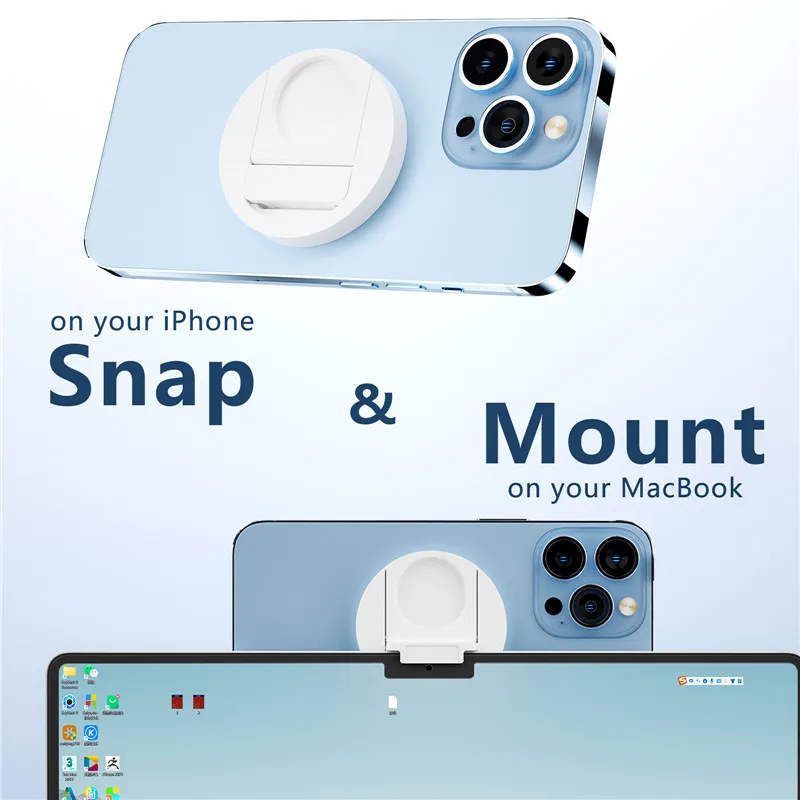 Magnetic Phone Holder Continuity Camera Mount Bracket Ring Support Holder for IOS 16.0 Macbook Macos Ventura for Iphone14 13 12