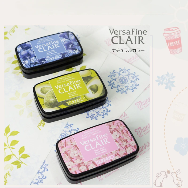 36 Colors Quick Dry Detail Ink Pad DIY Making Greeting Cards Smearing Stamps Tsukineko VersaFine CLAIR Craft Supplies
