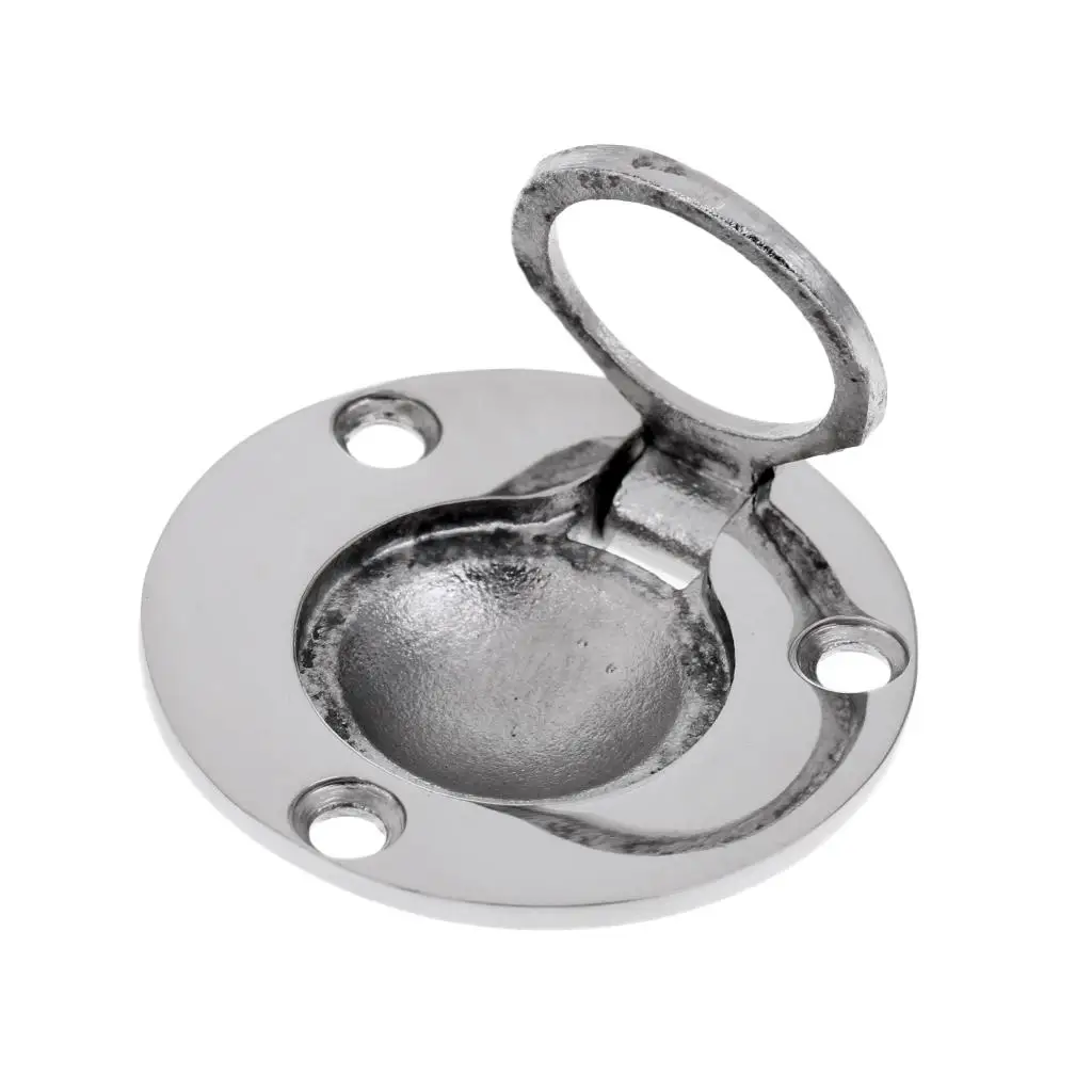 

Round flush ring pulls recessed door drawer handle for marine boats