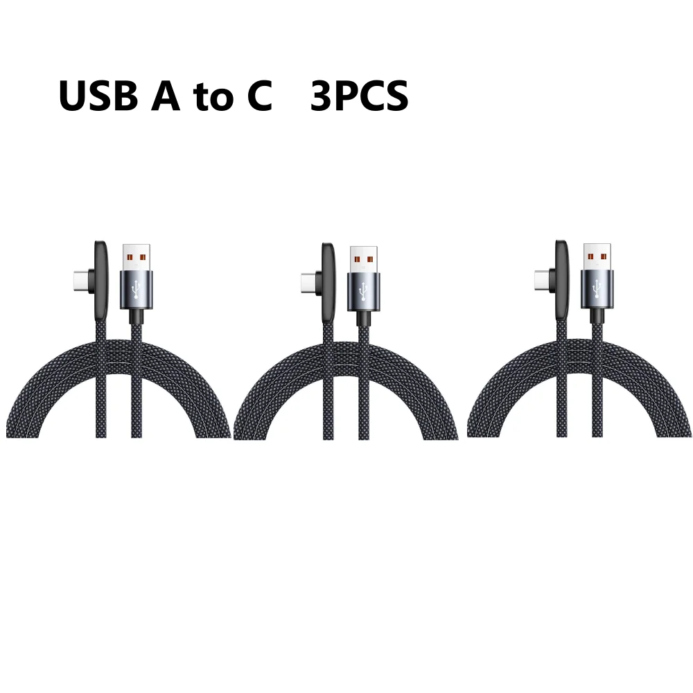 USB A to C 3PCS