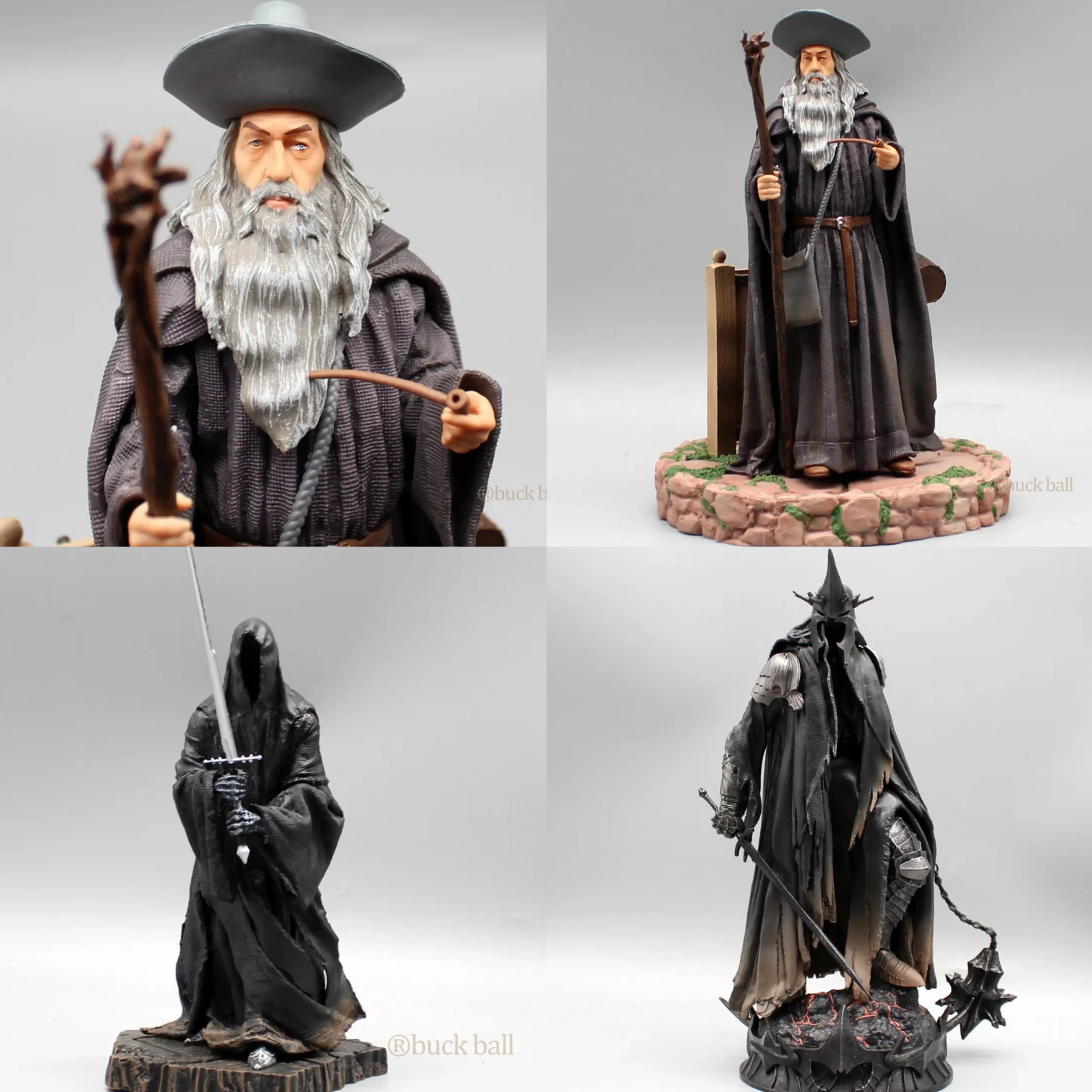 The Lord Of The Rings Figure Anime Witch-King Of Angmar Action Figures Ringwraith Leader Statue Venue 26Cm Modello In Edizione Limitata