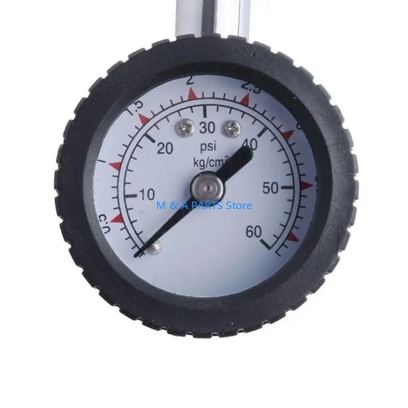 U1JF 신차 차량 자동차 타이어 공기압 게이지 0-60 psi 다이얼 미터