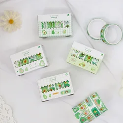 4 pcs/set Kawaii Avocado Washi Tape Set Scrapbooking Diy Masking Tapes Decor Stationery Washi Tape Stickers