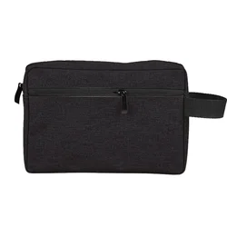 Waterproof Unisex Toiletry and Cosmetic Organizer Bag (Black)