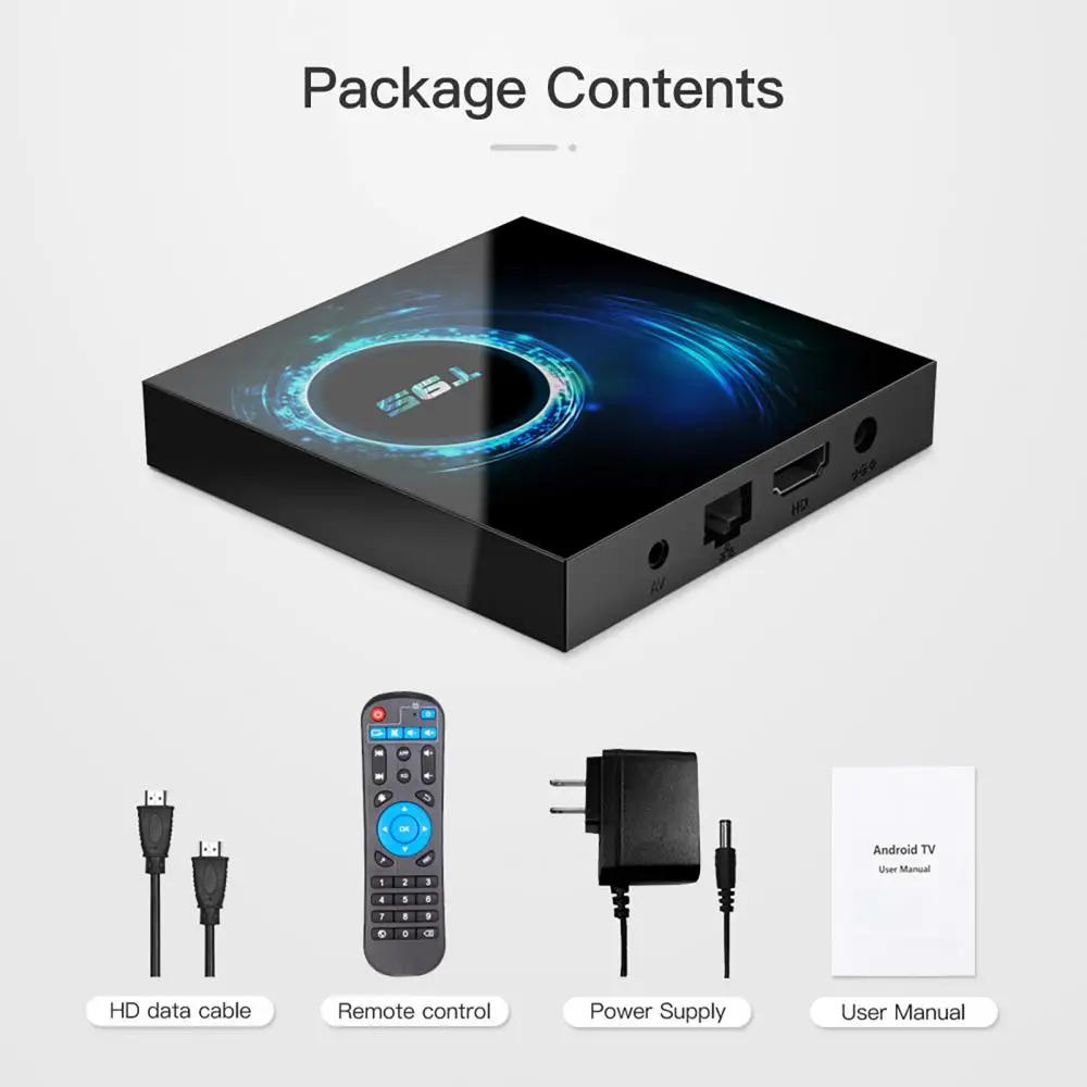 

T95 4K High Clarity 32G Bluetooth-compatible 5.0 WiFi Smart TV Set Top Box Media Player