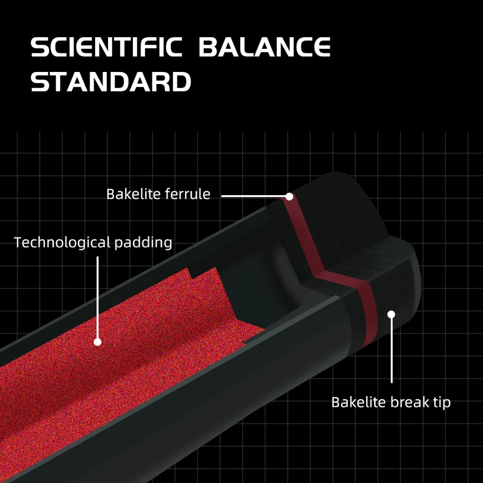 KONLLEN ブレイクキュー プールキュー スティック カーボンファイバー
