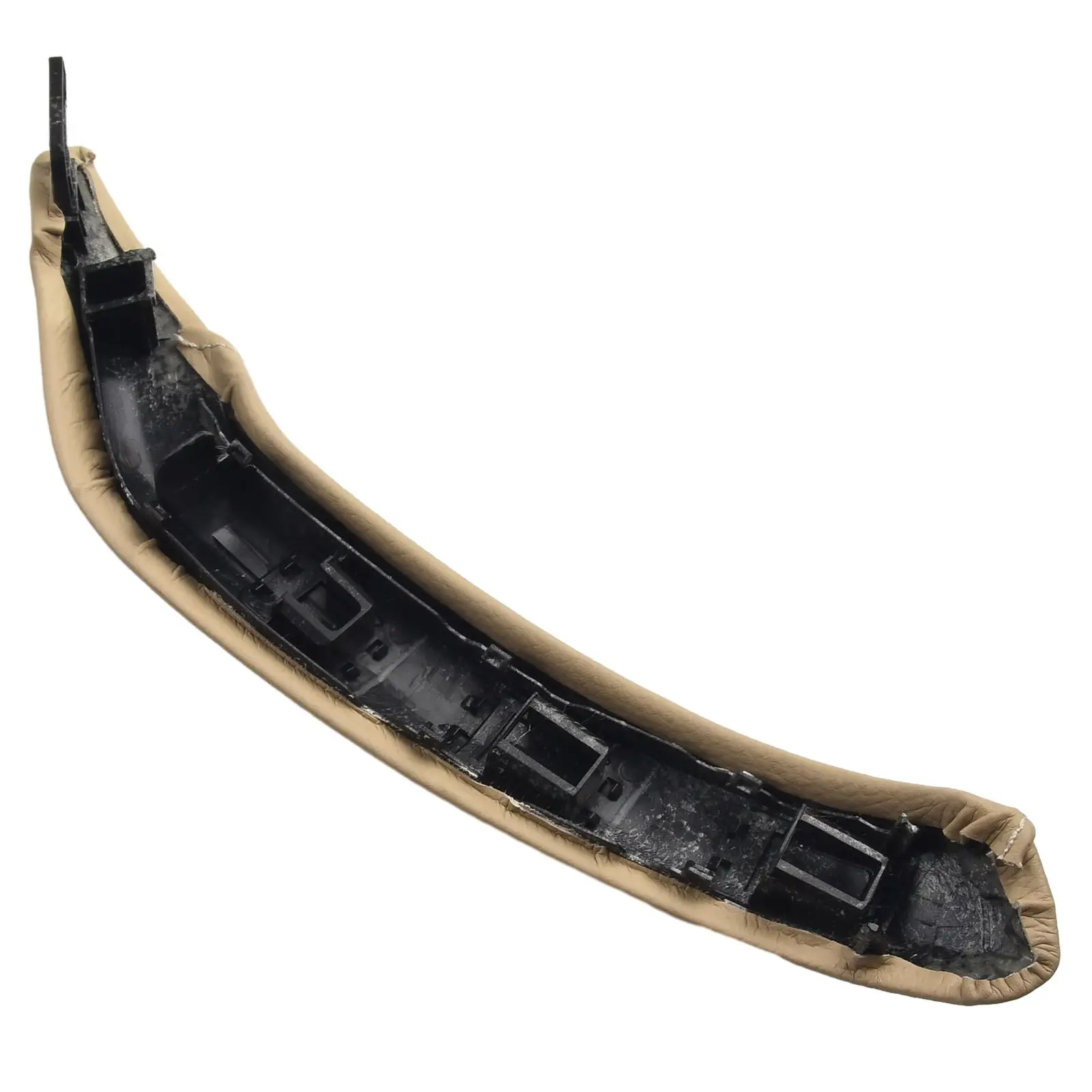

Pull Handle Cover Handle Trim Cover 1 Pc 1pcs Accessories Beige Parts Plastic+Leather Replacement Right Vehicle