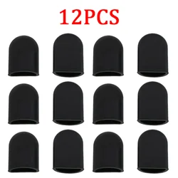 Electric Scooter Non - Slip Silicone Foot Protectors, Set of 2 (Black - 12pcs)