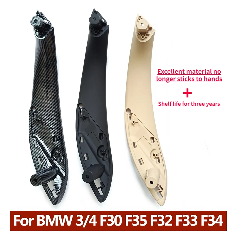 Interior Door Handles For BMW Car 3 Series M3 M4 F30 F80 F31 F32 F33 F34 F35 F36 F82 Door Handles Inside Panel Trim Replacement new pu leather car interior door handle inner door panel pull trim cover for bmw 5 series f10 f18 525i 528i 530i 540i lhd rhd