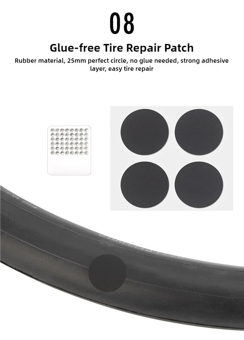 TOOPRE Fahrrad Mini Ratsche Set Tragbare Multi Funktionale Reparatur Kit Fahrrad Reifen Schlüssel Reifen Reifen Patch Reparatur Werkzeuge – Detail 13