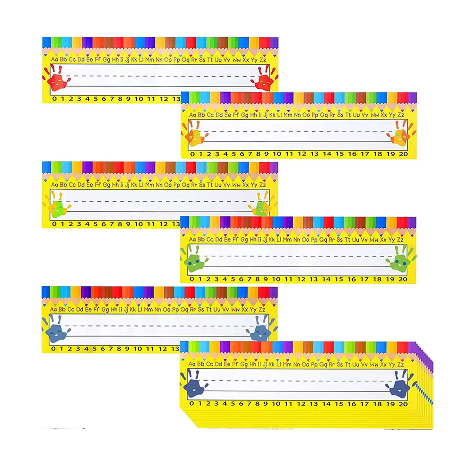 

Classroom Name Plates Wide Application with Glue Point Dots Supply Name Labels Name Tags for Preschool Office Home School Party