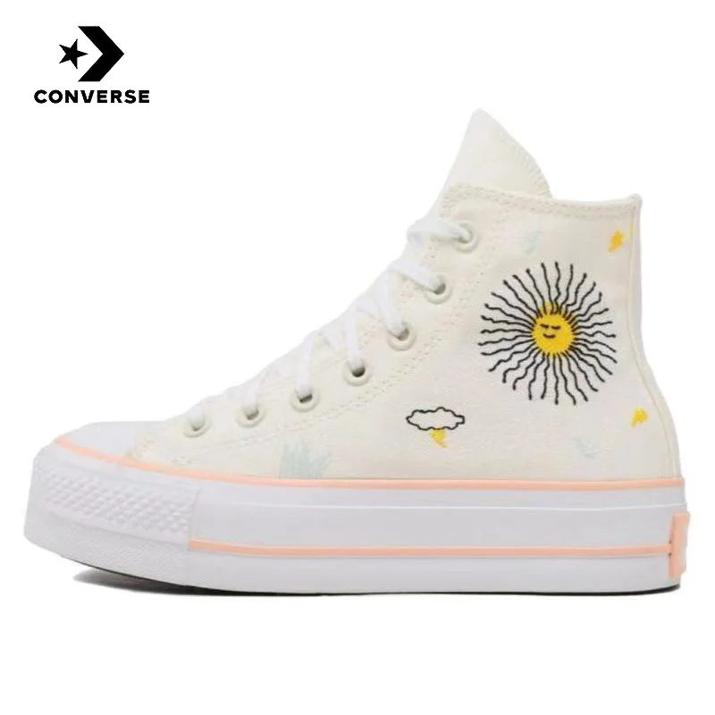 thumbnail image 1 of Converse Chuck Taylor All Star Zapatillas de lona de corte alto antideslizantes y resistentes al desgaste para hombres y mujeres, 1 of 5