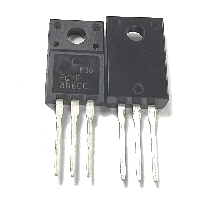 5pcs FQPF8N60C 8N60C 8N60 600V 8A MOSFET N 채널 트랜지스터 TO-220F 새로운 원본