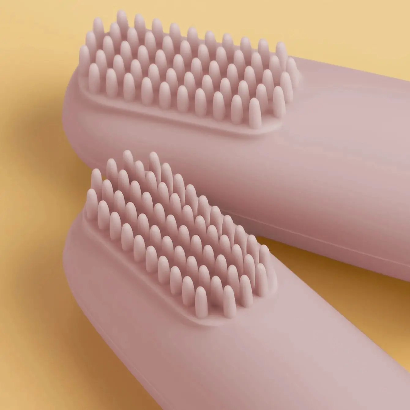 3pcs Baby Toothbrush Children 360 Degree Soft Finger Child Toothbrush Teethers Brush Silicone Kids Teeth Oral Care Cleaning Baby Toothbrush Baby Teeth Cleaning Tool