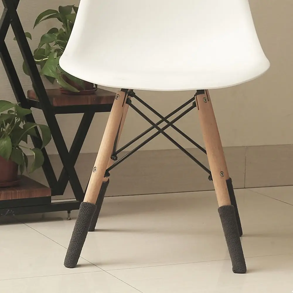 4Pcs/set Chair Leg Socks High Elastic Chair Foot Protectors with Anti-Slip Pads Furniture Pads Protective Covers Set