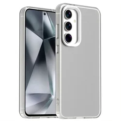 Matte Candy Translucent Frosted Bumper Phone Case for Galaxy S26 (White)