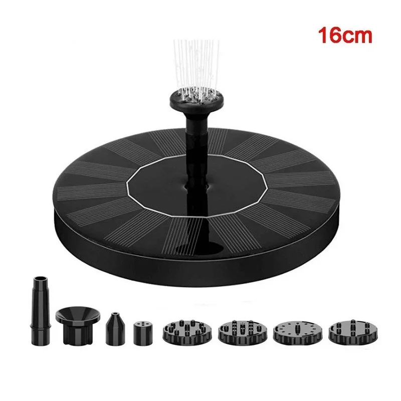 Mini Solar Water Fountain Pool Pond Waterfall Fountain Garden Decoration Outdoor Bird Bath Solar Powered Floating Water solar fountain water fountain garden pond fountain