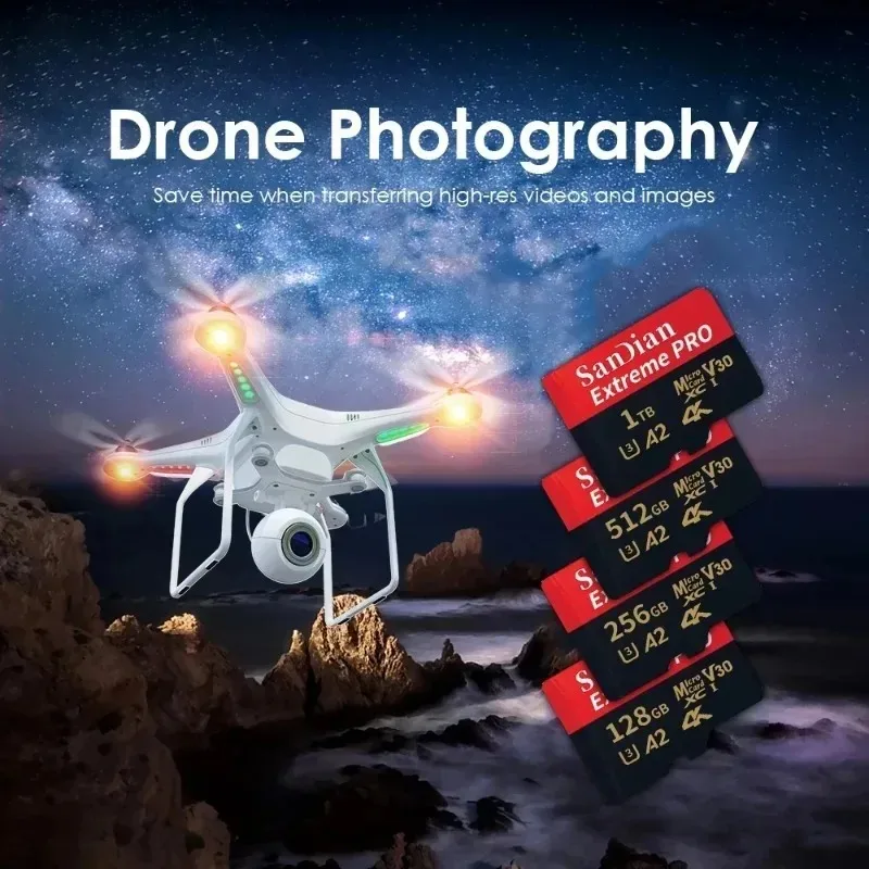128GB 오리지널 마이크로 TF 카드 고속 저장 SD 카드 클래스 10 휴대폰/디지털 카메라/MP3용 고속 전송 메모리 카드