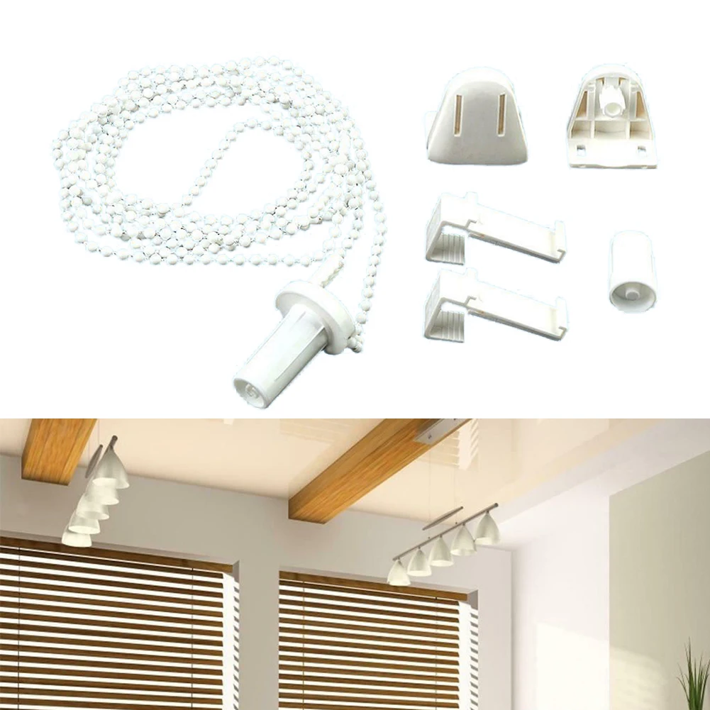 Roller Blind Accessories Superior Pulley Chain Repair Fitting Kit For Curtain Rods Roller Blind Controller Set