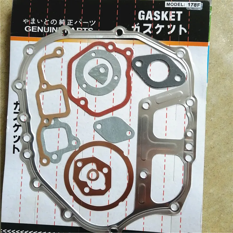 

5-15HP FULL Gasket Set For Kipor Kama Yanmar L100 170F 173F 178F 186F 186FA 188F 192F Chinese Engine Motor Diesel Generator