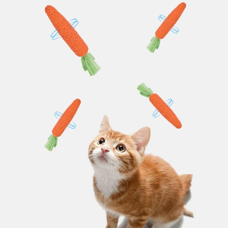 Jouet Pour Chien En Peluche Carotte | Jouets à Mâcher Pour Chien