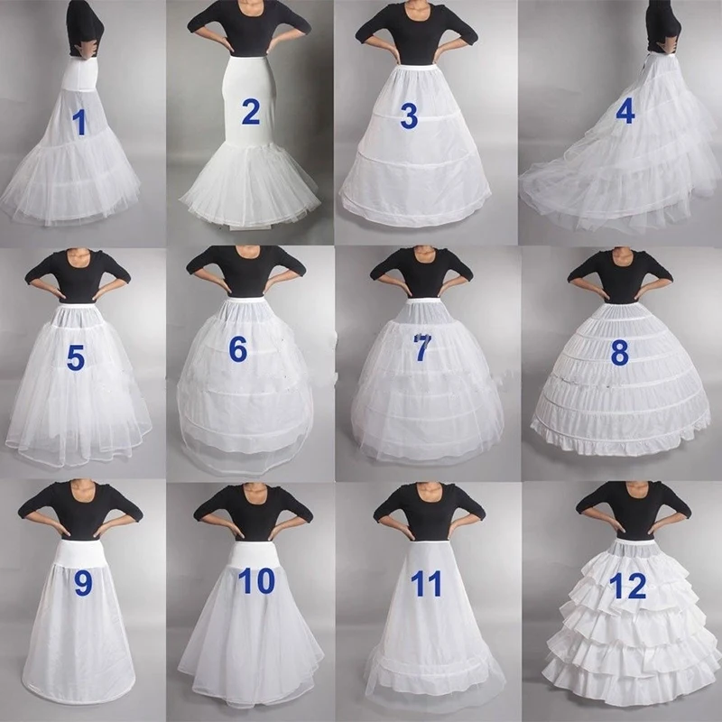 

Free Shipping Cheap White Petticoat Underskirt DongCMY For Ball Gown Wedding Dress Mariage Underwear Crinoline Accessories
