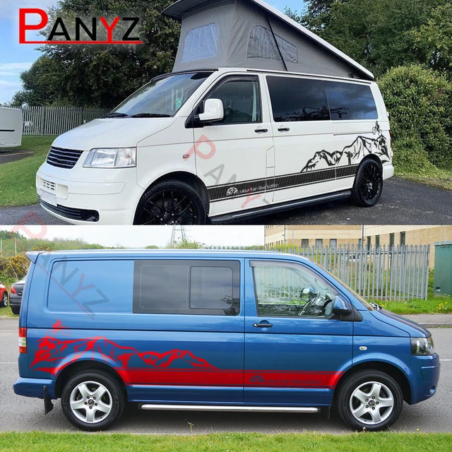 Auto aufkleber für Volkswagen VW Transporter Bus T3 T4 T5 T6 Caravelle  Multivan Camper Van Grafiken Vinyl Aufkleber Tuning Zubehör - AliExpress