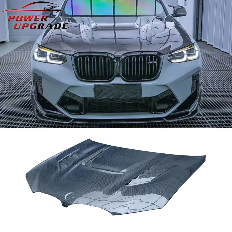 

Carbon Fiber Front Engine Hood Cover For BMW X4M F98 X3M F97 G01 G02 G08 Body Kits