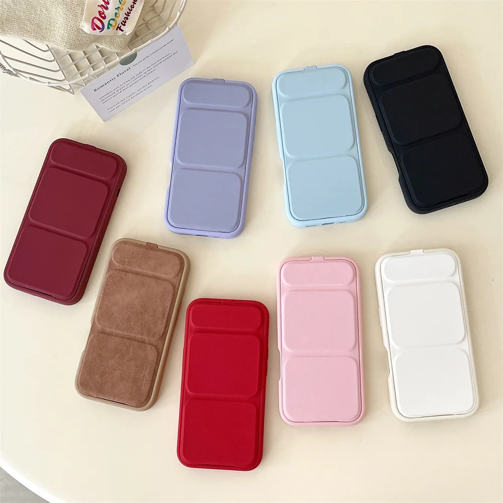 Premium Magnetic Fold Holder Phone Case - Full Protection Shockproof Stand Back Cover