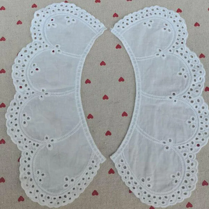 Cotton Embroidery Lace Fabric DIY applique collar neckline craft Sewing guipure Womens dresses cloth decor lace fabric lace sewing supplies lace sewing accessories lace accessories lace garment accessories lace decoration