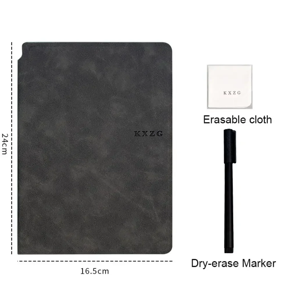 Erasable Waterproof Portable Whiteboard Notebook for Students and Office Use