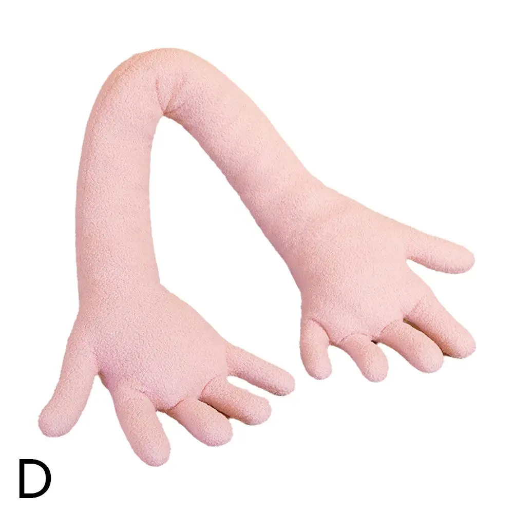 New Creative Hand Shape Plush Pillow Soft Long Arm Nap Pillows Pillow Home Throw Funny Sofa Office Stuffed Decor Palm Color O3N2 3