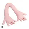 New Creative Hand Shape Plush Pillow Soft Long Arm Nap Pillows Pillow Home Throw Funny Sofa Office Stuffed Decor Palm Color O3N2 3
