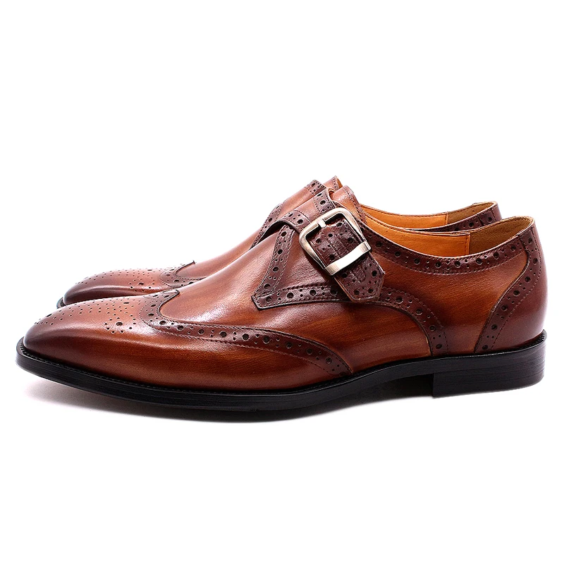 Scarpe Uomo Oxfords In Pelle Verniciata - Classiche, Stringate, Brogues, Derbys - Taglie Asiatiche (Consigliato Prendere Più Grande)