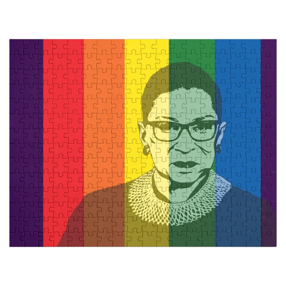 

Ruth Bader Ginsburg Rainbow Jigsaw Puzzle Personalized Gift Married Personalized Child Gift Scale Motors Personalize Puzzle