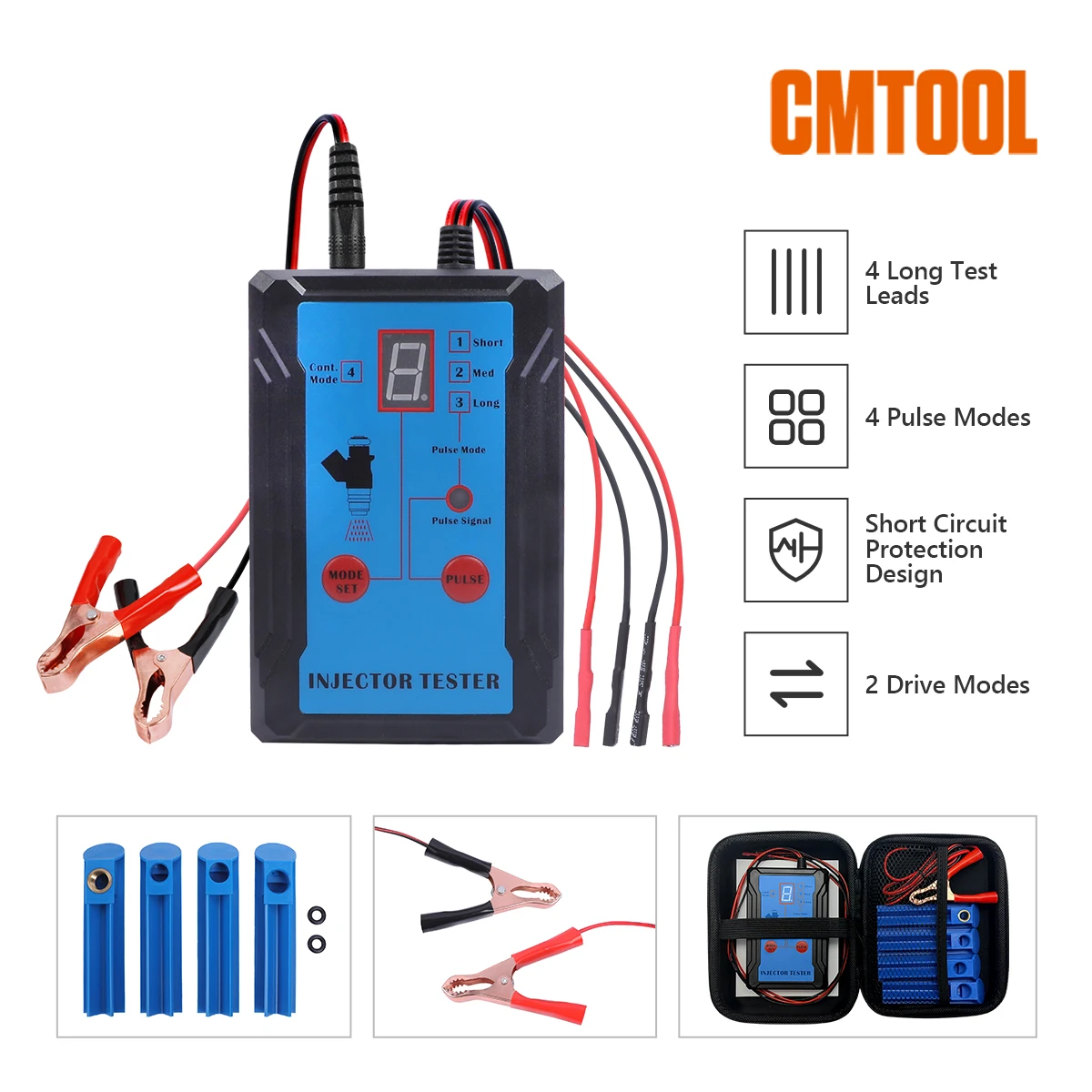 

Fuel Injector Tester Injector Cleaner Adapter Kit Car Detecto Diagnostic Instrument Flush For GDI HPI FSI Injector Clean Test