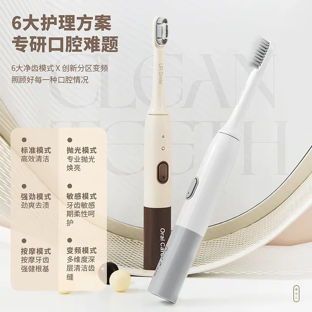 Smart Rechargeable Electric Toothbrush for Adults - Waterproof, 5 Modes, Auto Timer, Ultra Clean, USB Charging 2