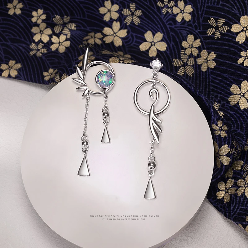 Thaya Authentic S925 Sterling Silver Fashion Earrings Stud Classic Earrings Dangle For Women Crystal Earring Fine Jewelry Gifts